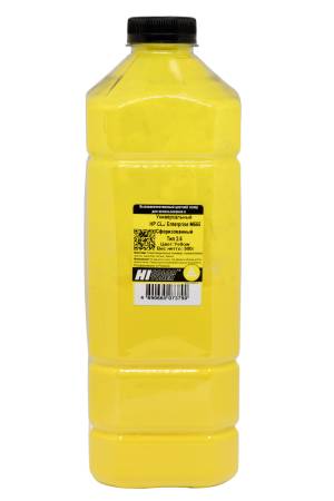 Тонер Hi-Black Универсальный для HP CLJ Enterprise M555, Сферизованный, Тип 2.6, Y, 500 г, канистра