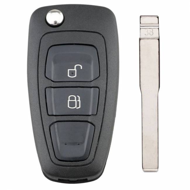 Корпус выкидного ключа FORD 2 кнопки FO-24 HU101 — для бизнеса и офиса Корпус выкидного ключа FORD 2 кнопки FO-24 HU101 — для бизнеса и офиса