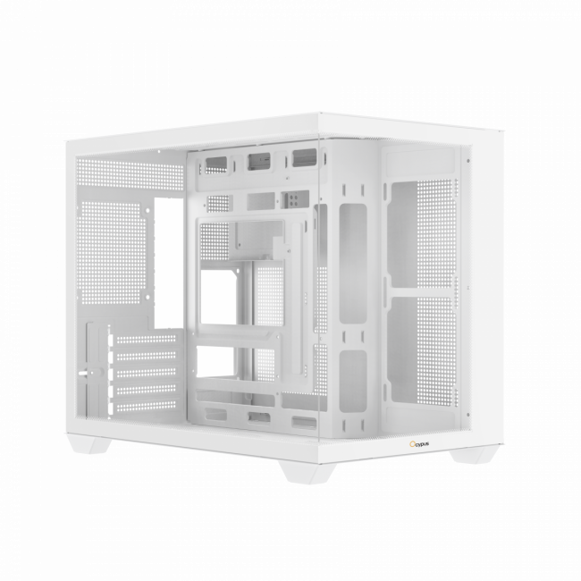 Корпус ПК без блока питания Ocypus Gamma C54 WH White — для бизнеса и офиса