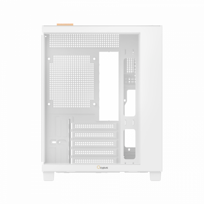 Корпус ПК без блока питания Ocypus Gamma C54 WH White — для бизнеса и офиса