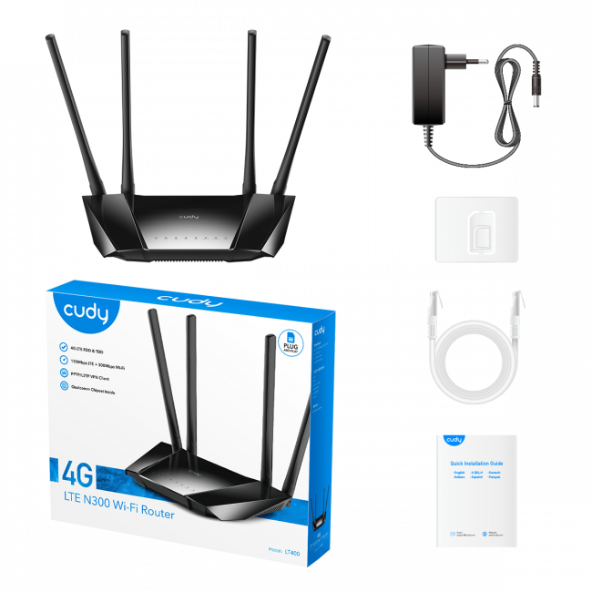 Маршрутизатор Cudy LT400 — для бизнеса и офиса Маршрутизатор Cudy LT400 — для бизнеса и офиса