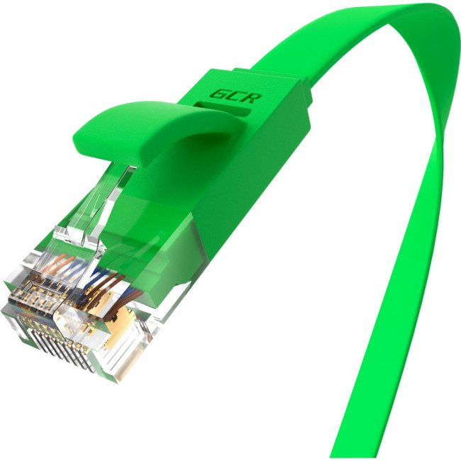 GCR Патч-корд PROF плоский прямой 7.5m, UTP медь кат.6, зеленый, 30 AWG, GCR-LNC625-7.5m, ethernet high speed 10 Гбит/с, RJ45, T568B Greenconnect GCR-LNC625-7.5m — для бизнеса и офиса GCR Патч-корд PROF плоский прямой 7.5m, UTP медь кат.6, зеленый, 30 AWG, GCR-LNC625-7.5m, ethernet high speed 10 Гбит/с, RJ45, T568B Greenconnect GCR-LNC625-7.5m — для бизнеса и офиса