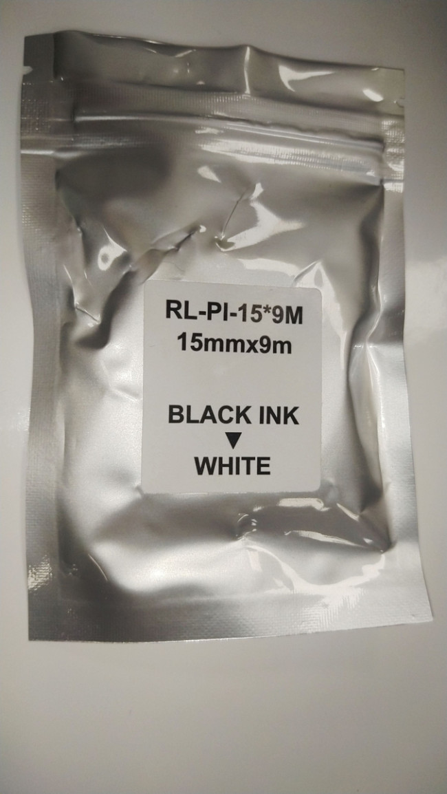 Лента Ninestar Information Technology Co RL-Pl-15x9M-BK/WT-110HW