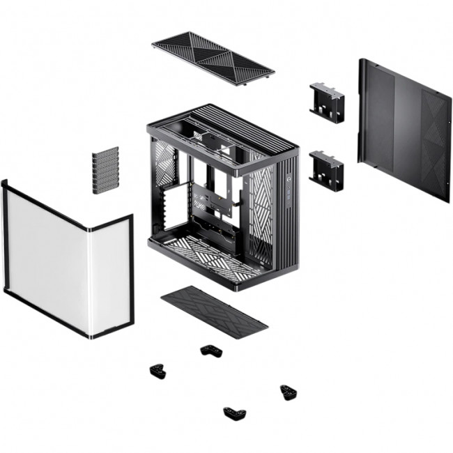 Корпус без блока питания JONSBO TK-4 Black — для бизнеса и офиса