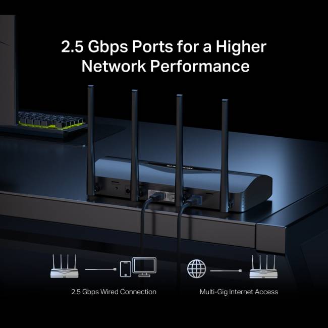 Маршрутизатор Mercusys MR27BE — для бизнеса и офиса