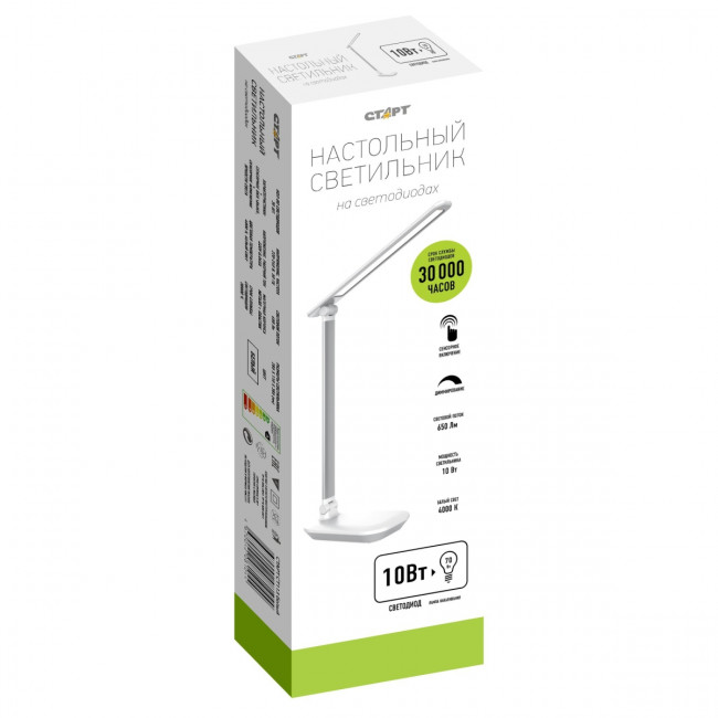 Светильник настольный светодиодный СТАРТ  CT113 белый Светильник настольный светодиодный СТАРТ CT113 белый
