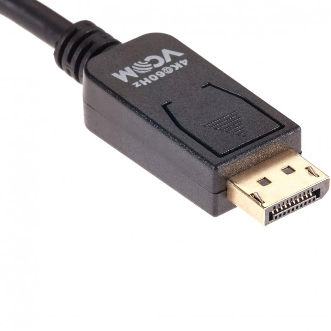 Кабель-переходник DisplayPort M-> HDMI M 4K@60Hz 1.8m VCOM (CG609-1.8M) Кабель-переходник VCOM DisplayPort M/HDMI M (CG609-1.8M) — для бизнеса и офиса