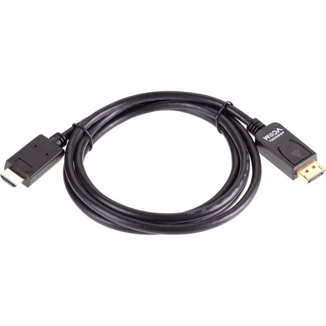 Кабель-переходник DisplayPort M-> HDMI M 4K@60Hz 1.8m VCOM (CG609-1.8M) Кабель-переходник VCOM DisplayPort M/HDMI M (CG609-1.8M) — для бизнеса и офиса