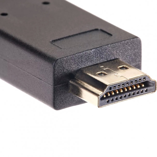 Кабель-переходник DisplayPort M-> HDMI M 4K@60Hz 1.8m VCOM (CG609-1.8M) Кабель-переходник VCOM DisplayPort M/HDMI M (CG609-1.8M) — для бизнеса и офиса