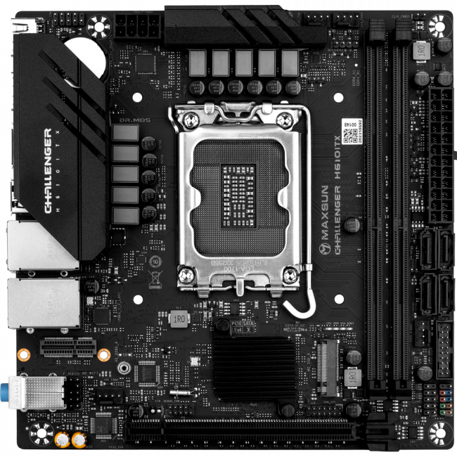 Материнская плата MAXSUN MS-Challenger H610ITX 2LAN V3 — для бизнеса и офиса