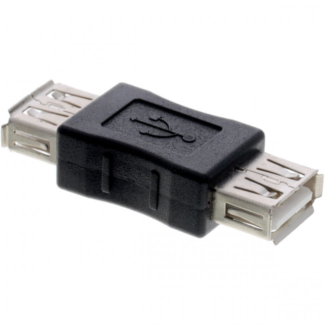 Адаптер соединитель USB 2.0 GCR GC-UAF2AF USB AF / USB AF, пакет Адаптер-соединитель (GC-UAF2AF)