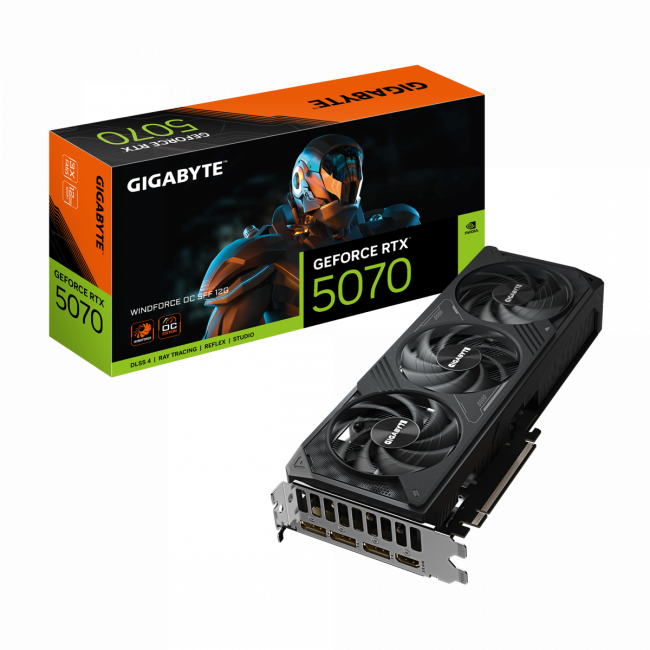 Видеокарта GIGABYTE GV-N5070WF3OC-12GD — для бизнеса и офиса