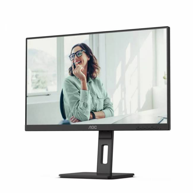Монитор AOC Q27P3CV 27" 2560x1440, IPS, 75Hz, 20M:1, 250cd, 4 ms, 2xHDMI 1.4, DisplayPort 1.2, 4xUSB 3.2, DP+PD USB Type-C * 65W Speakers, RJ45, Height adj 150, pivot, VESA 100, 3Y, Black AOC Q27P3CV — для бизнеса и офиса Монитор AOC Q27P3CV 27" 2560x1440, IPS, 75Hz, 20M:1, 250cd, 4 ms, 2xHDMI 1.4, DisplayPort 1.2, 4xUSB 3.2, DP+PD USB Type-C * 65W Speakers, RJ45, Height adj 150, pivot, VESA 100, 3Y, Black AOC Q27P3CV — для бизнеса и офиса