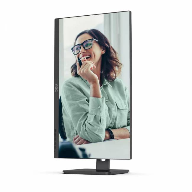 Монитор AOC Q27P3CV 27" 2560x1440, IPS, 75Hz, 20M:1, 250cd, 4 ms, 2xHDMI 1.4, DisplayPort 1.2, 4xUSB 3.2, DP+PD USB Type-C * 65W Speakers, RJ45, Height adj 150, pivot, VESA 100, 3Y, Black AOC Q27P3CV — для бизнеса и офиса Монитор AOC Q27P3CV 27" 2560x1440, IPS, 75Hz, 20M:1, 250cd, 4 ms, 2xHDMI 1.4, DisplayPort 1.2, 4xUSB 3.2, DP+PD USB Type-C * 65W Speakers, RJ45, Height adj 150, pivot, VESA 100, 3Y, Black AOC Q27P3CV — для бизнеса и офиса