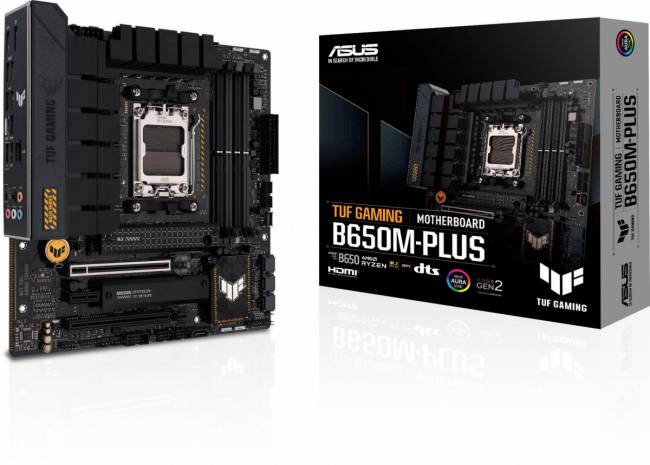 Материнская плата ASUS TUF GAMING B650M-PLUS — для бизнеса и офиса Материнская плата ASUS TUF GAMING B650M-PLUS — для бизнеса и офиса