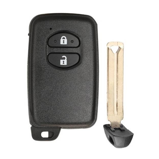 Корпус смарт ключа TOYOTA 2 кнопки + вставка TOY48 — для бизнеса и офиса Корпус смарт ключа TOYOTA 2 кнопки + вставка TOY48 — для бизнеса и офиса