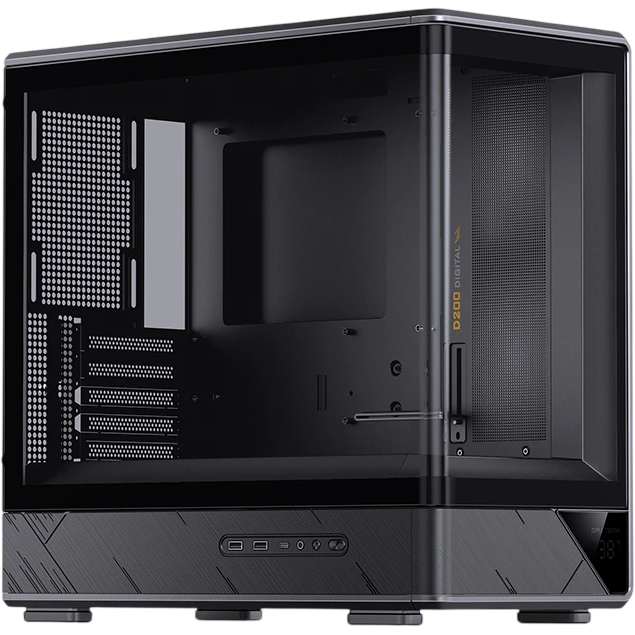 Корпус без блока питания JONSBO D200 Black — для бизнеса и офиса Корпус без блока питания JONSBO D200 Black — для бизнеса и офиса