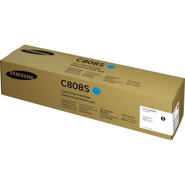 Тонер-картридж Samsung CLT-C808S Cyan Toner Cartridge (SS561A)