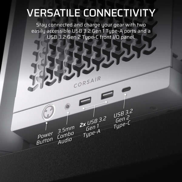 Корпус без блока питания Corsair CC-9011291-WW — для бизнеса и офиса