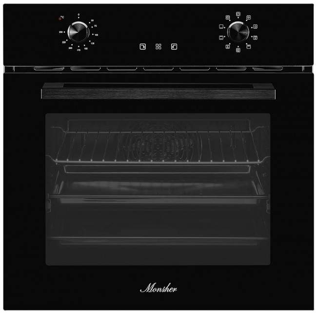 Встраиваемый электрический духовой шкаф MONSHER MONSHER MOE 6092 Noir — для бизнеса и офиса Встраиваемый электрический духовой шкаф MONSHER MONSHER MOE 6092 Noir — для бизнеса и офиса
