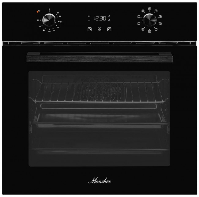 Встраиваемый электрический духовой шкаф MONSHER MONSHER MOE 6092 Noir — для бизнеса и офиса Встраиваемый электрический духовой шкаф MONSHER MONSHER MOE 6092 Noir — для бизнеса и офиса