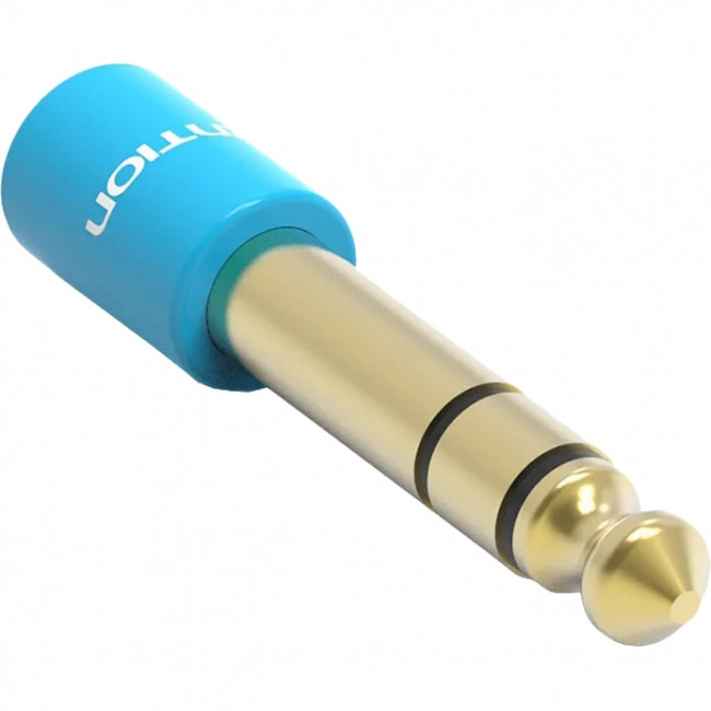 Переходник Vention Jack 3.5 mm F/6,5 mm M Переходник Vention mini Jack 3.5 mm F/Jack 6.5 mm M (VAB-S01-L)