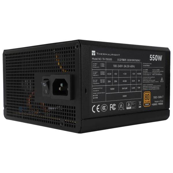 Блок питания 550W Thermalright TR-TB550S 550W 80+ Bronze — для бизнеса и офиса