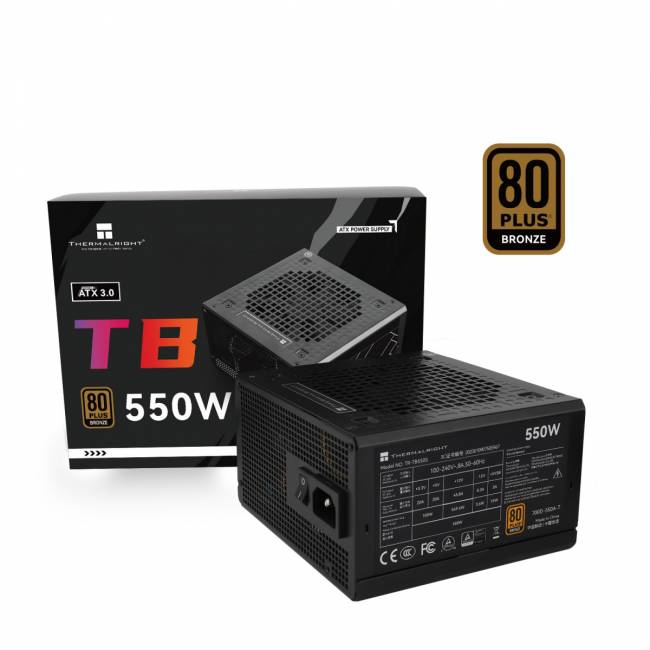 Блок питания 550W Thermalright TR-TB550S 550W 80+ Bronze — для бизнеса и офиса