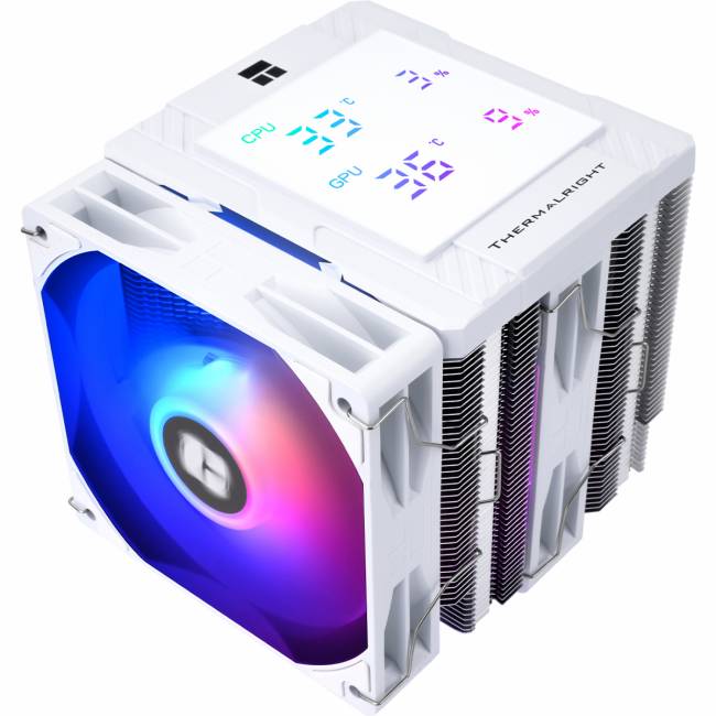 Кулер для процессора Thermalright PA120-DG-WH-ARGB — для бизнеса и офиса Кулер для процессора Thermalright PA120-DG-WH-ARGB — для бизнеса и офиса