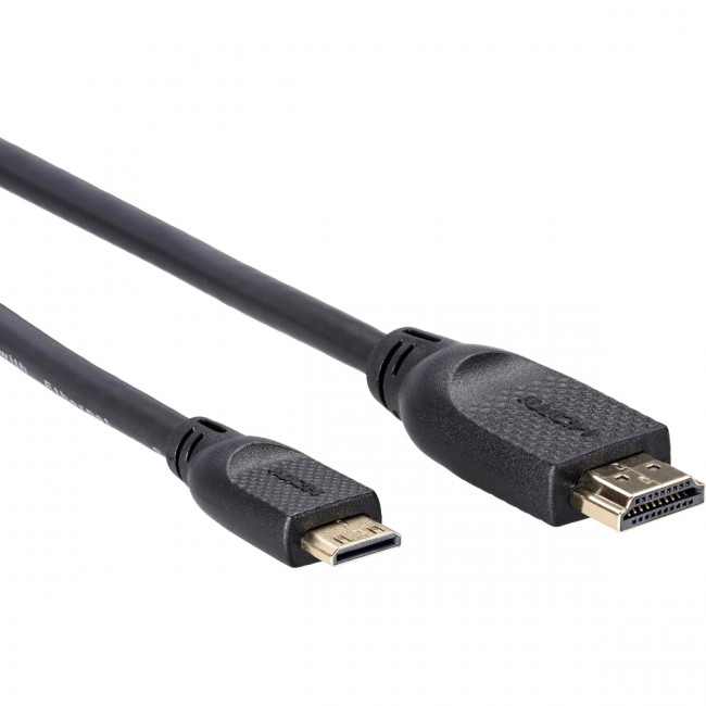 Кабель HDMI-19M --MiniHDMI-19M ver 2.0 1.5m  VCOM <CG583-1.5M> VCOM CG583-1.5M