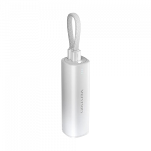 Power Bank Vention 5000mAh(USB-C + Lightning) 20W Серо-белый, шт. Vention FHWM0