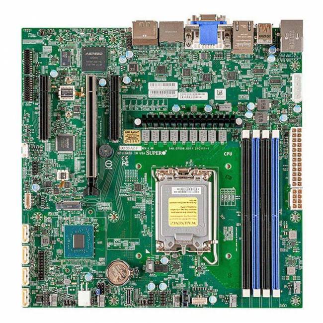 Материнская плата SuperMicro MBD-X13SAZ-F-B — для бизнеса и офиса