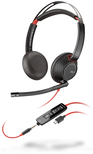 Гарнитура проводная Plantronics Blackwire 5220
