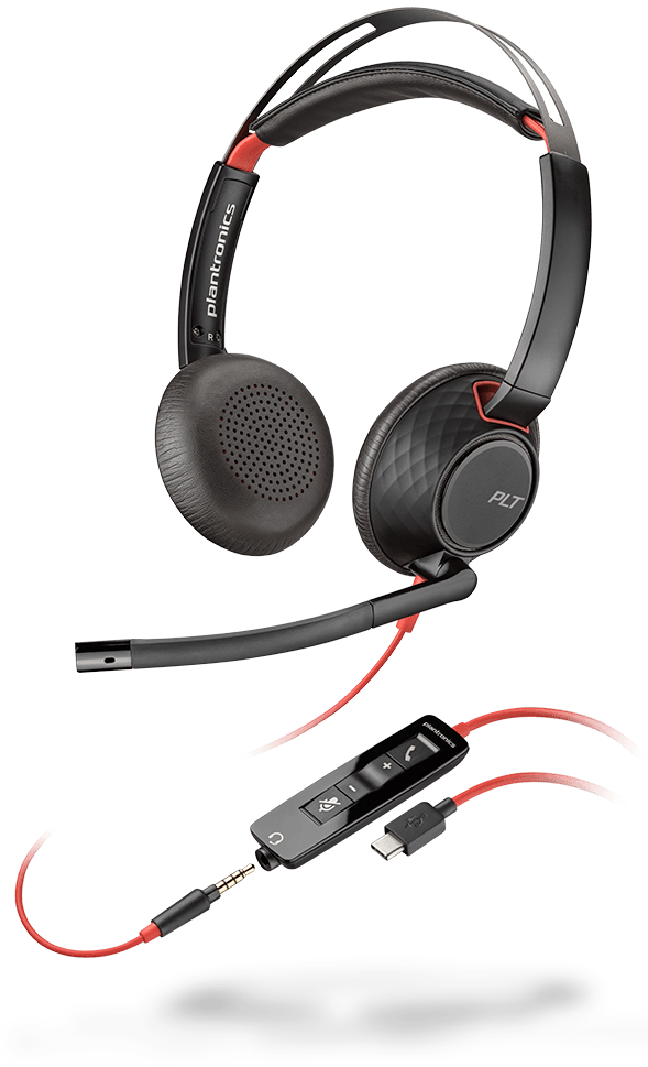 Гарнитура проводная Plantronics Blackwire 5220 — для бизнеса и офиса