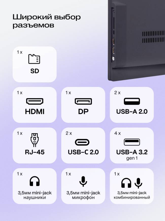Моноблок HIPER V30 2k (V30-i5144R16N5H6QBI6) — для бизнеса и офиса Моноблок HIPER V30 2k (V30-i5144R16N5H6QBI6) — для бизнеса и офиса