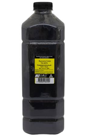 Тонер Hi-Black Универсальный для Kyocera Color TK-5370, Bk, 500 г, канистра