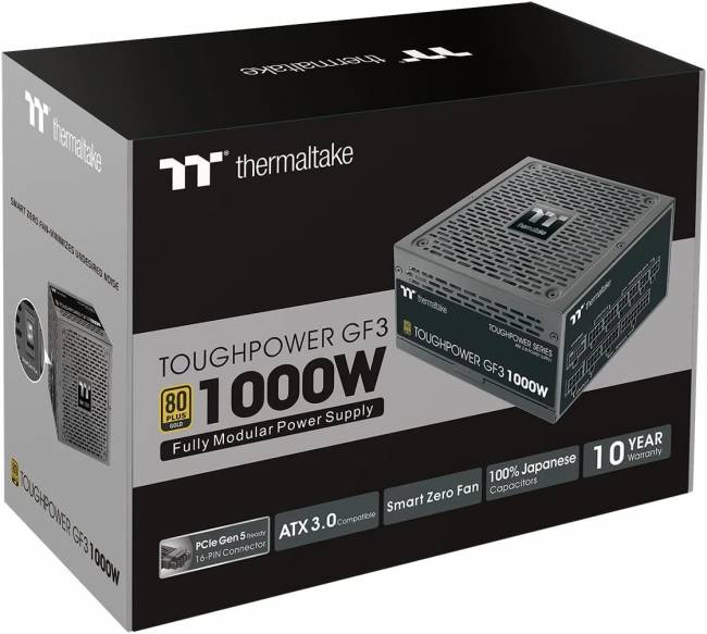 Блок питания Thermaltake PS-TPD-1000FNFAGE-4 — для бизнеса и офиса
