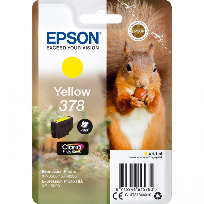Картридж Epson C13T37844020