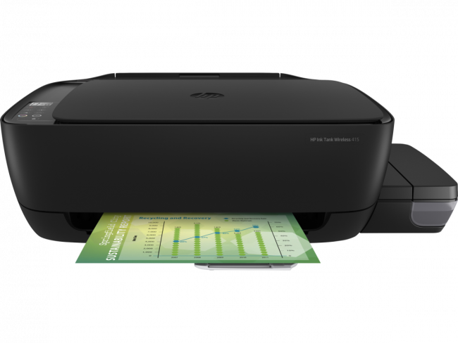 Струйное МФУ HP Ink Tank WL 415 AiO Printer — для бизнеса и офиса