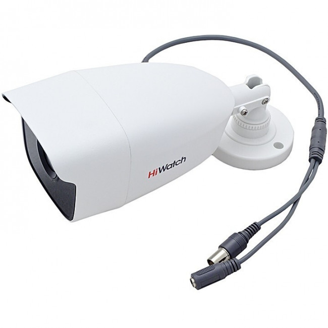2Мп уличная цилиндрическая HD-TVI камера с EXIR-подсветкой до 40м Видеокамера IP уличная цилиндрическая 2Мп HiWatch DS-T220 (6 mm) — для бизнеса и офиса
