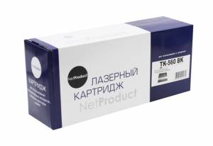 Тонер-картридж NetProduct (N-TK-560Bk) для Kyocera FS-C5300DN/ECOSYS P6030, Восстанов., Bk, 12K