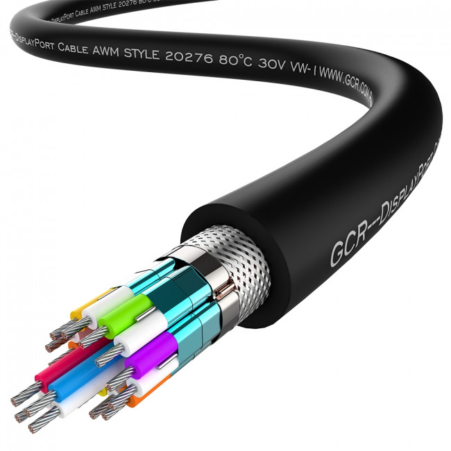 Greenconnect Кабель 3.0m DisplayPort v1.2, 20M/20M, черный, 28/28 AWG, GCR-DP2DP-3.0m Greenconnect HDMI (m)- HDMI (m) 3м — для бизнеса и офиса
