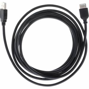 GCR Удлинитель PROF 3.0m USB 2.0, AM/AF, черный, 28/24 AWG Удлинитель Greenconnect 3 м (GCR-UEC3M-BD2S-3.0m)