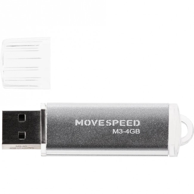 USB2.0 4GB Move Speed M3 серебро Move Speed 4GB M3 (M3-4G) — для бизнеса и офиса USB2.0 4GB Move Speed M3 серебро Move Speed 4GB M3 (M3-4G) — для бизнеса и офиса
