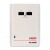 Стабилизатор POWERMAN AVS 8000P, ступенчатый регулятор, цифровые индикаторы уровней напряжения, 8000ВА, 110-260В, максимальный входной ток 50А, клеммная колодка, IP-20, навесной,  380мм х 310мм х 160мм, 14кг. POWERMAN AVS 8000P