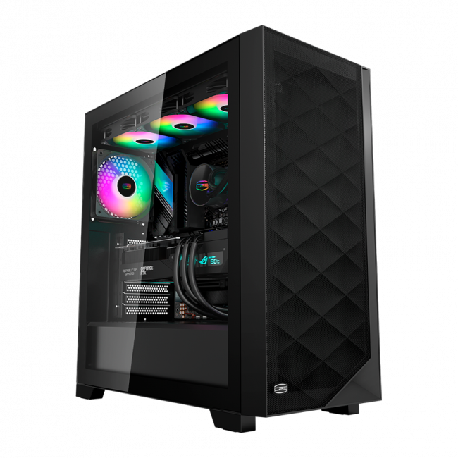 Корпус без блока питания PcCooler C3D510 BK ARGB — для бизнеса и офиса Корпус без блока питания PcCooler C3D510 BK ARGB — для бизнеса и офиса