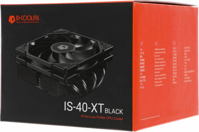 Устройство охлаждения(кулер) ID-COOLING IS-40-XT BLACK — для бизнеса и офиса