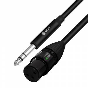 Кабель микрофонный jack 6,35mm / XLR Greenconnect GCR-53357