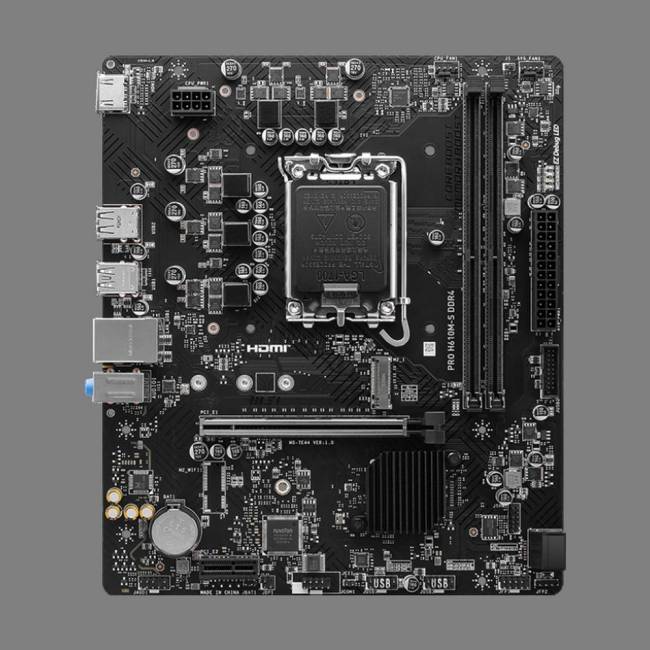 Материнская плата MSI PRO H610M-S DDR4 — для бизнеса и офиса