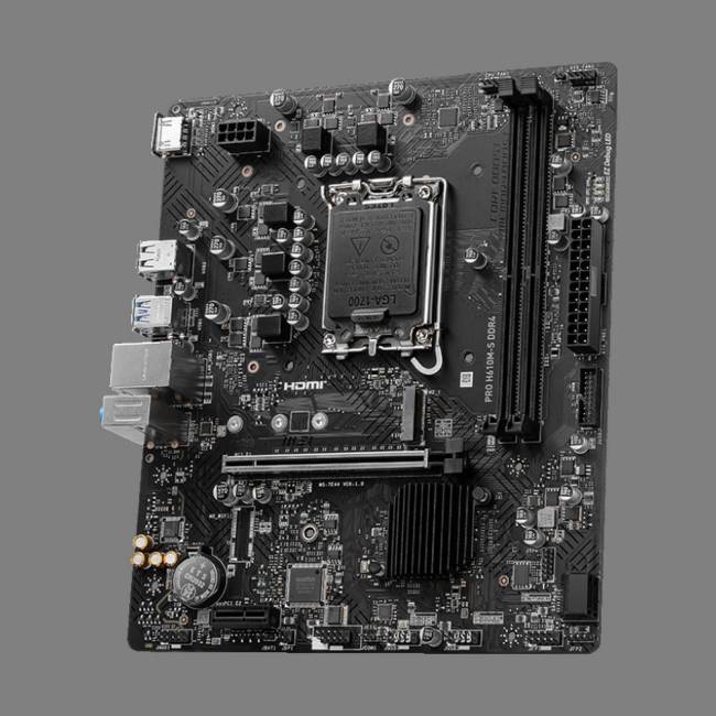 Материнская плата MSI PRO H610M-S DDR4 — для бизнеса и офиса